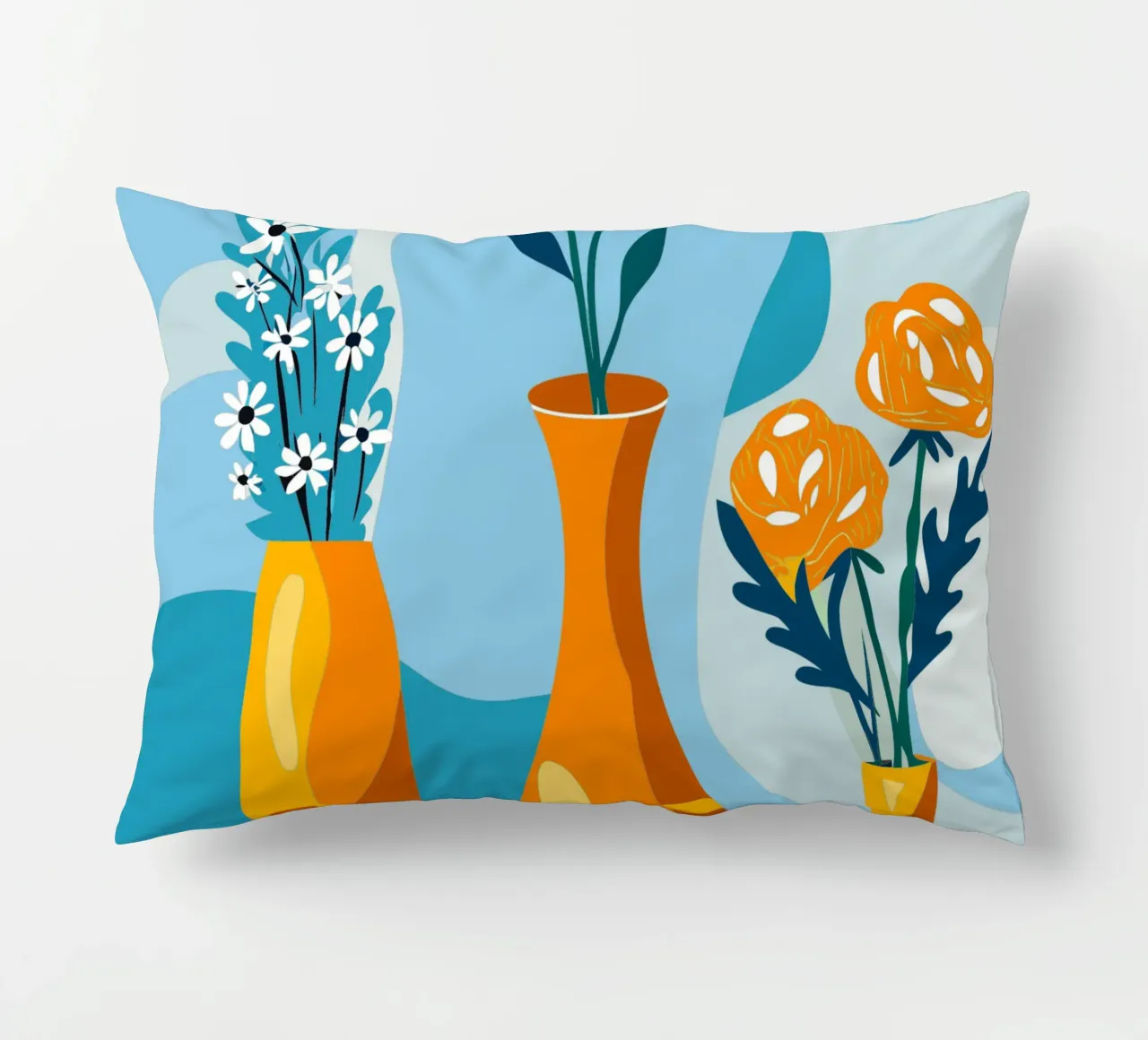 Tre vasi di fiori cuscino da HAPPY SHOP