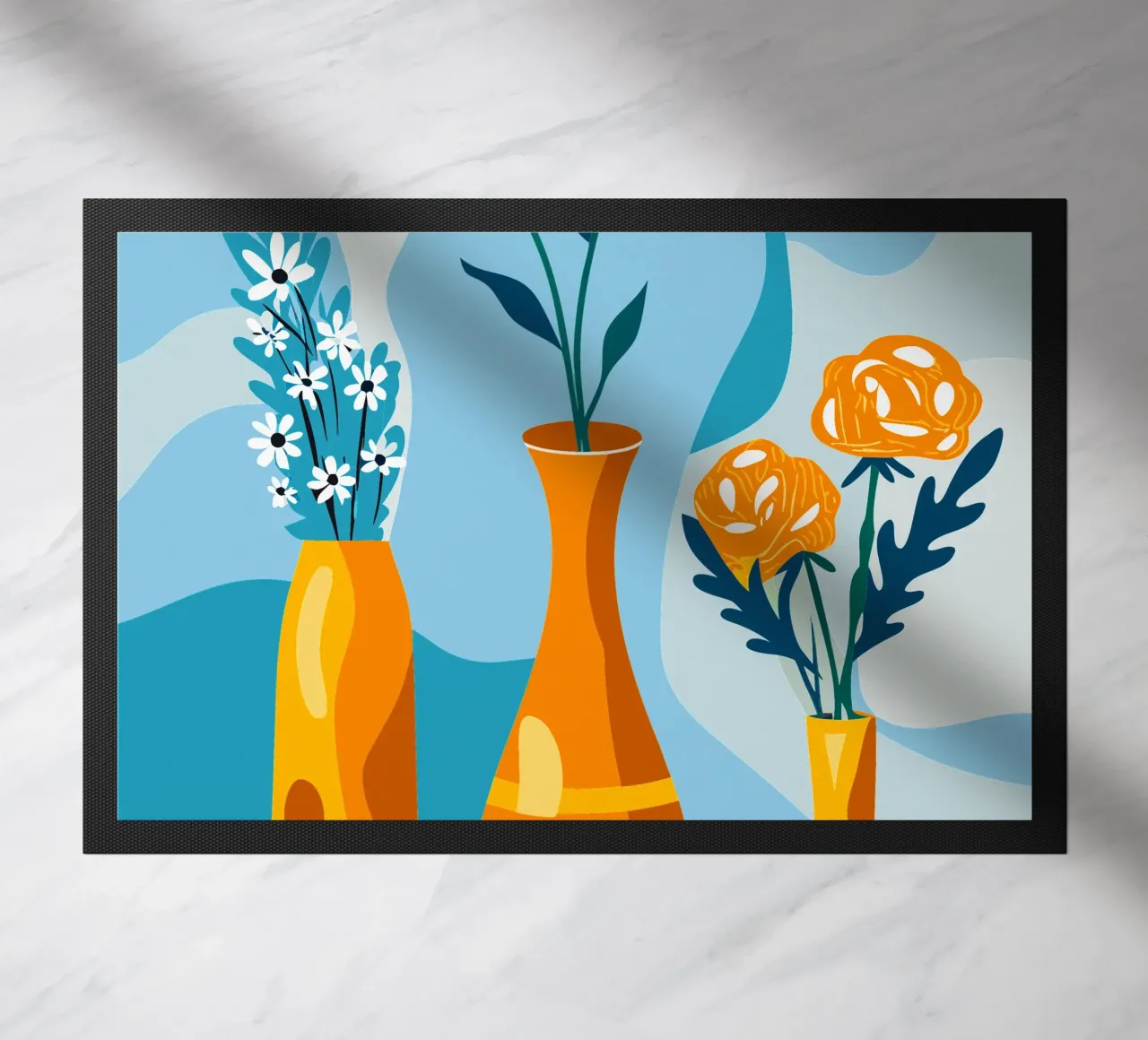Tre vasi di fiori zerbino da HAPPY SHOP