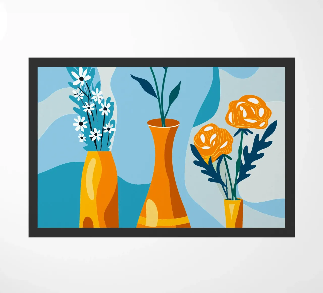 Tre vasi di fiori zerbino da HAPPY SHOP