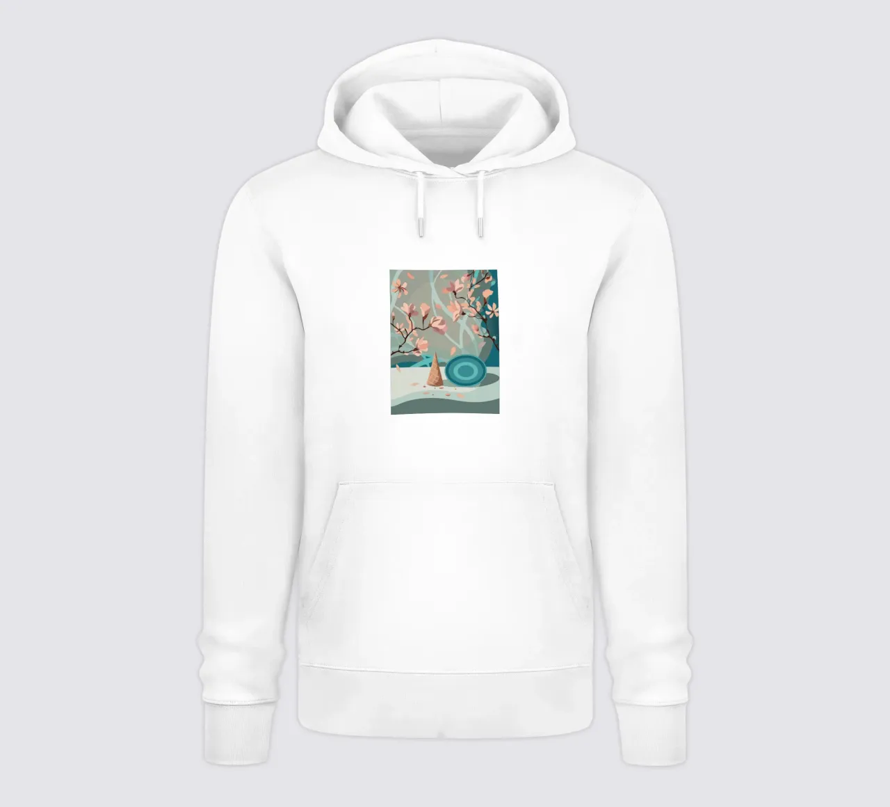 Ramita de flores sudadera con capucha de HAPPY SHOP
