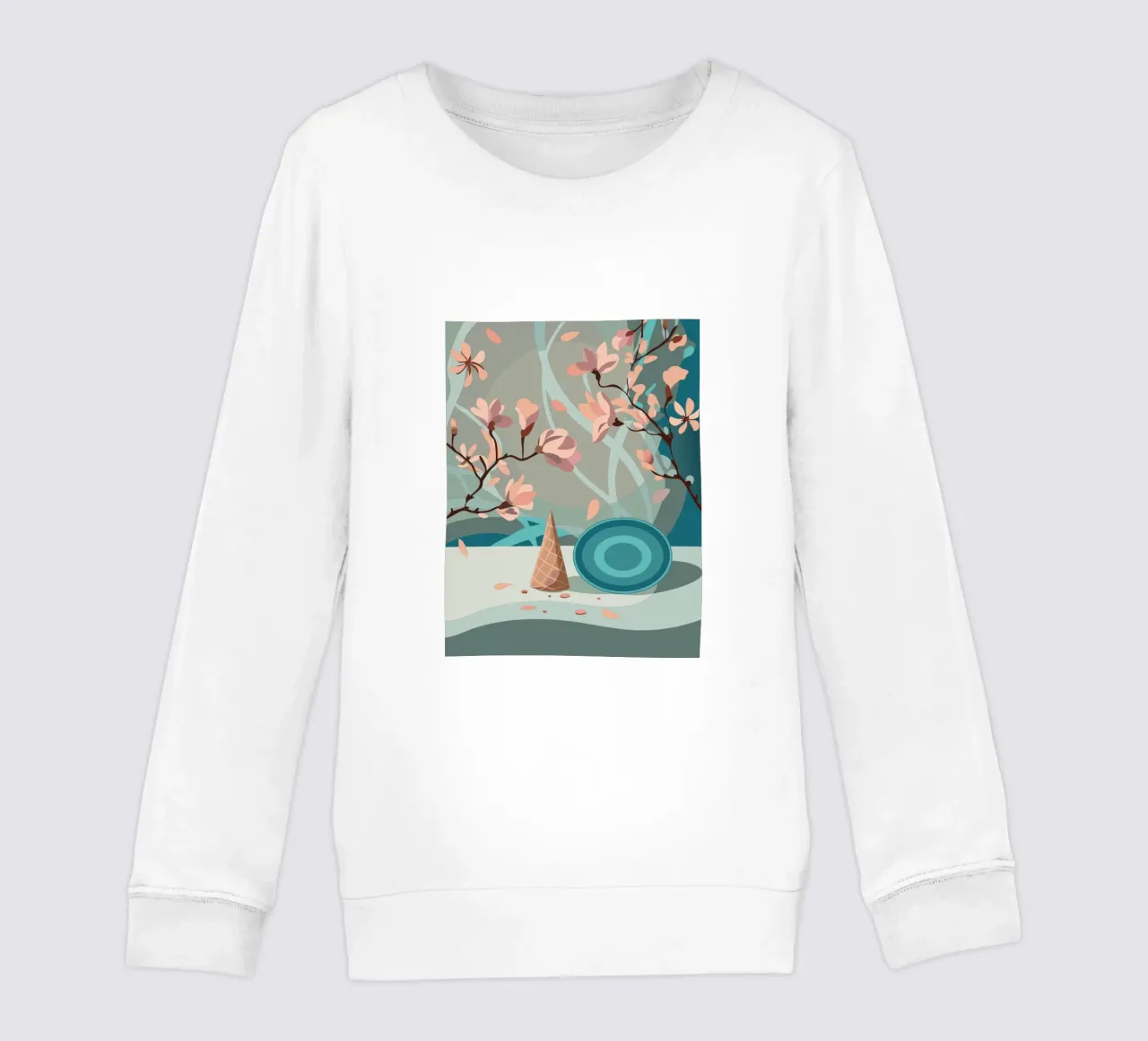 Ramoscello di fiori felpa bambino da HAPPY SHOP
