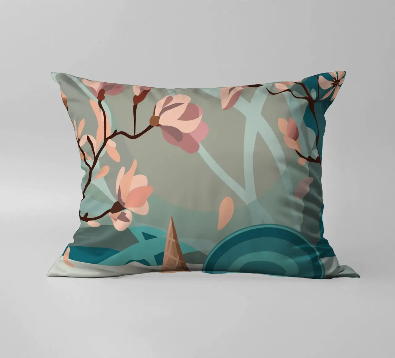 Ramoscello di fiori cuscino da HAPPY SHOP