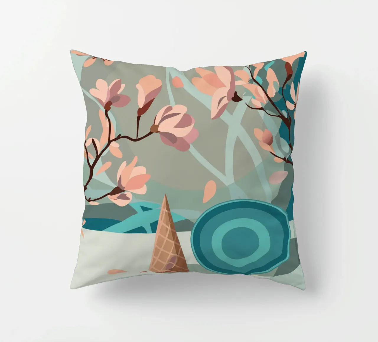 Ramoscello di fiori cuscino da HAPPY SHOP