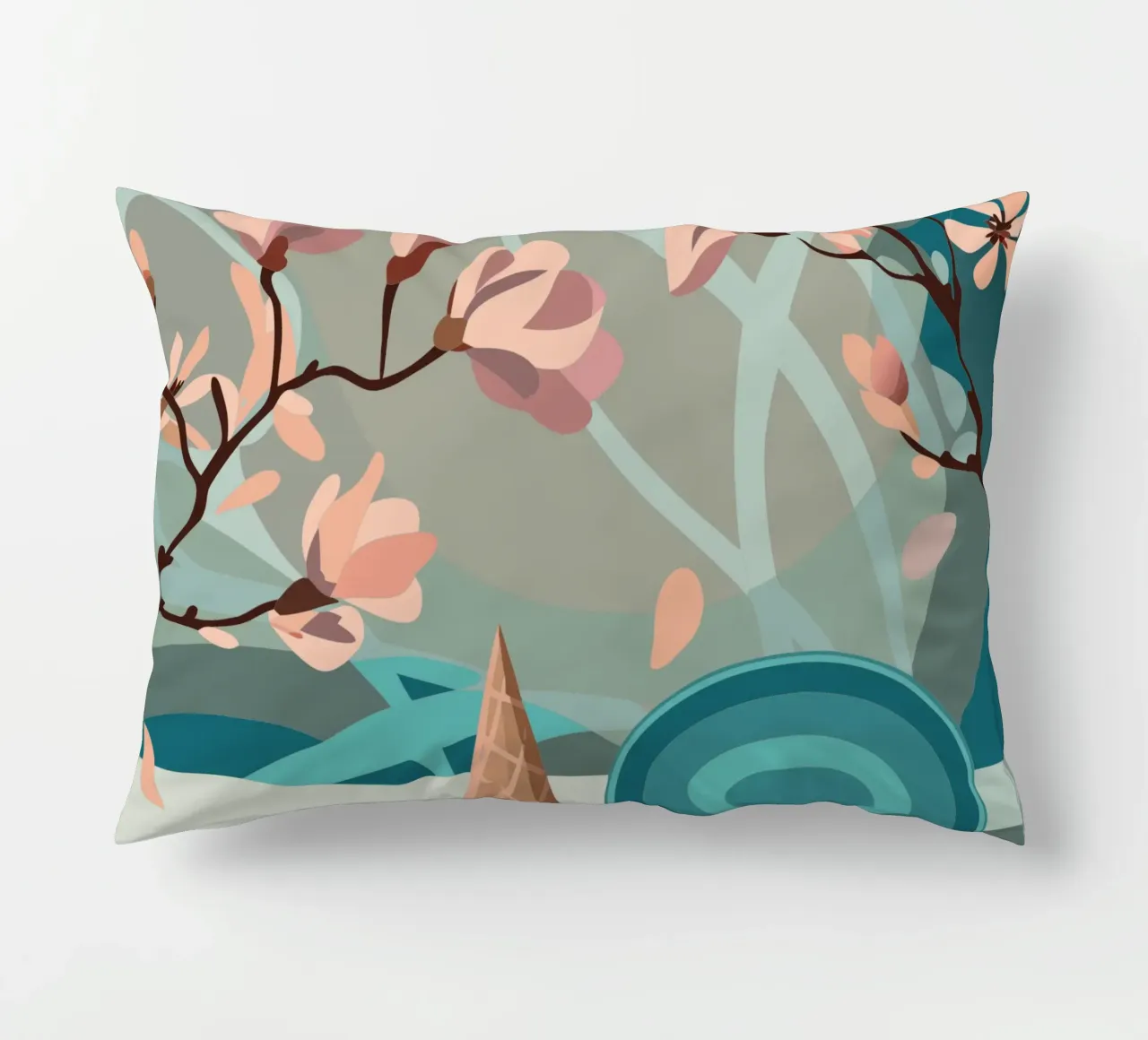 Ramoscello di fiori cuscino da HAPPY SHOP