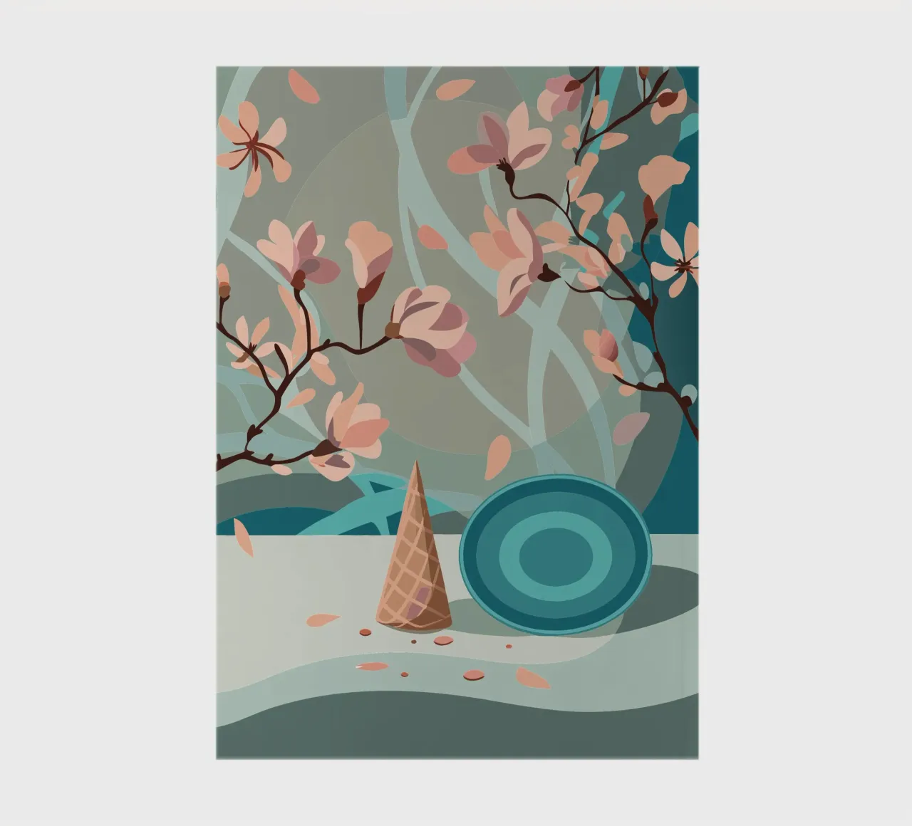 Flower Twig notebook by HAPPY SHOP