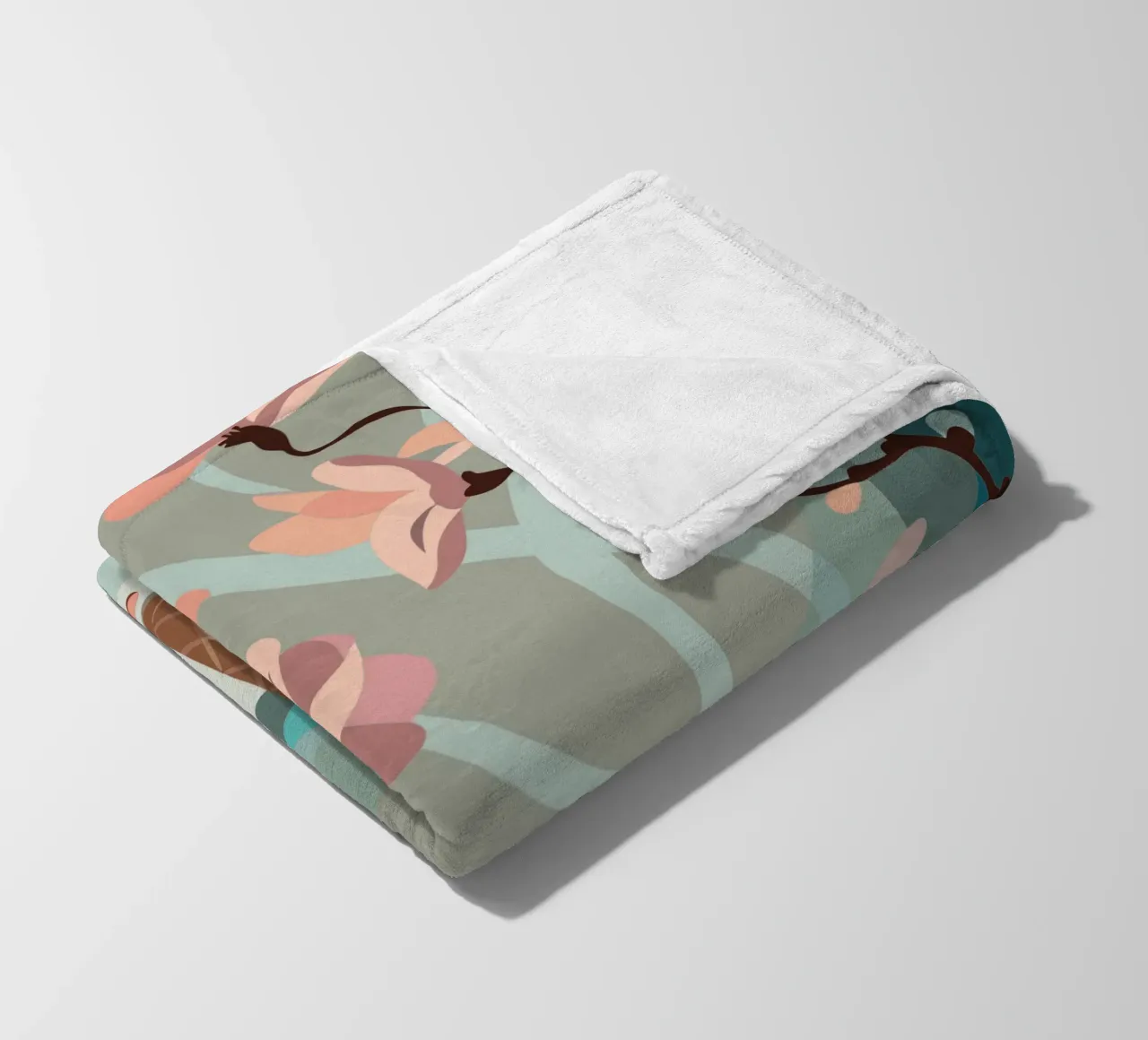 Ramoscello di fiori coperta in pile da HAPPY SHOP