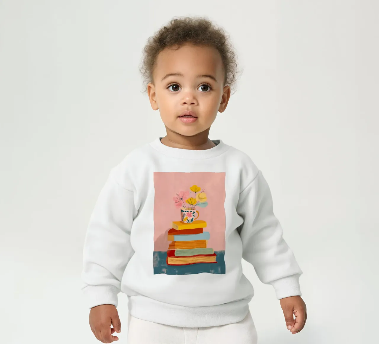 In Bloom Between the Lines baby sweatshirt by Clara August
