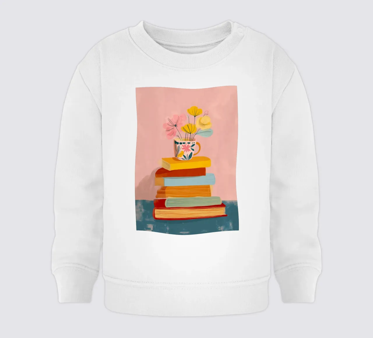 In Bloom Between the Lines baby sweatshirt by Clara August
