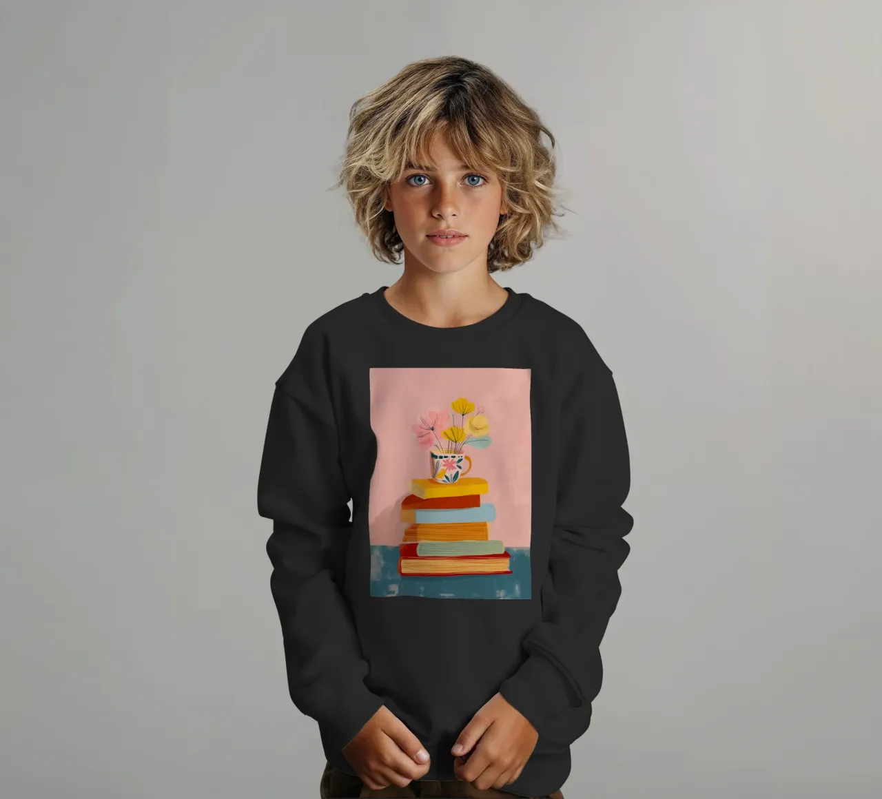 In Bloom Between the Lines felpa bambino da Clara August