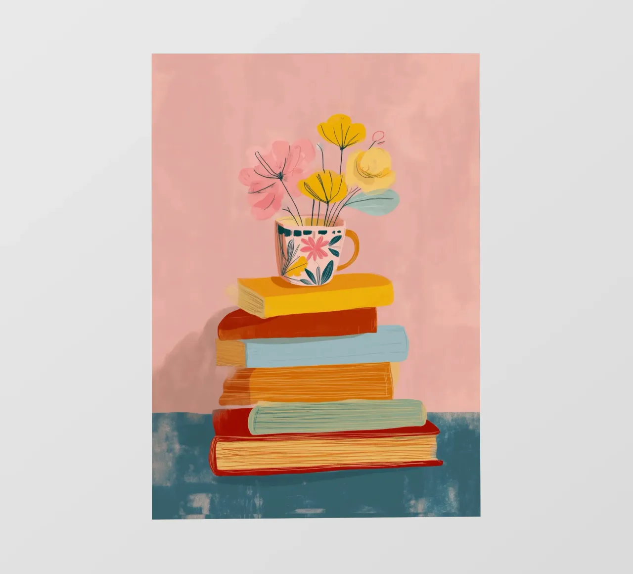 In Bloom Between the Lines telo in pvc da Clara August