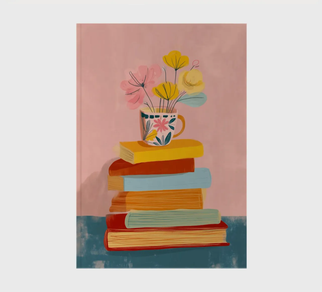 In Bloom Between the Lines notebook by Clara August