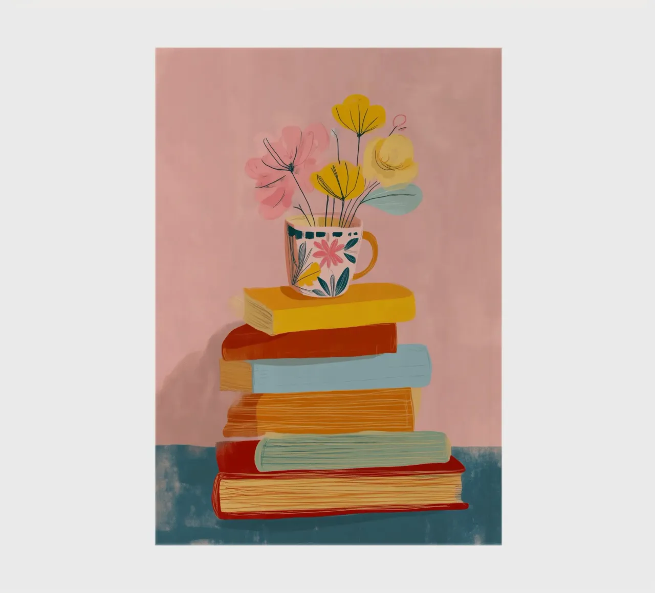 In Bloom Between the Lines notebook by Clara August