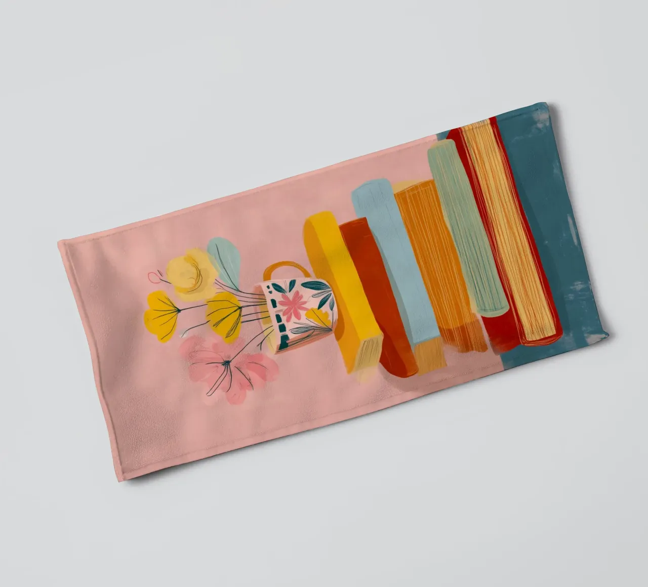 In Bloom Between the Lines asciugamano da bagno da Clara August