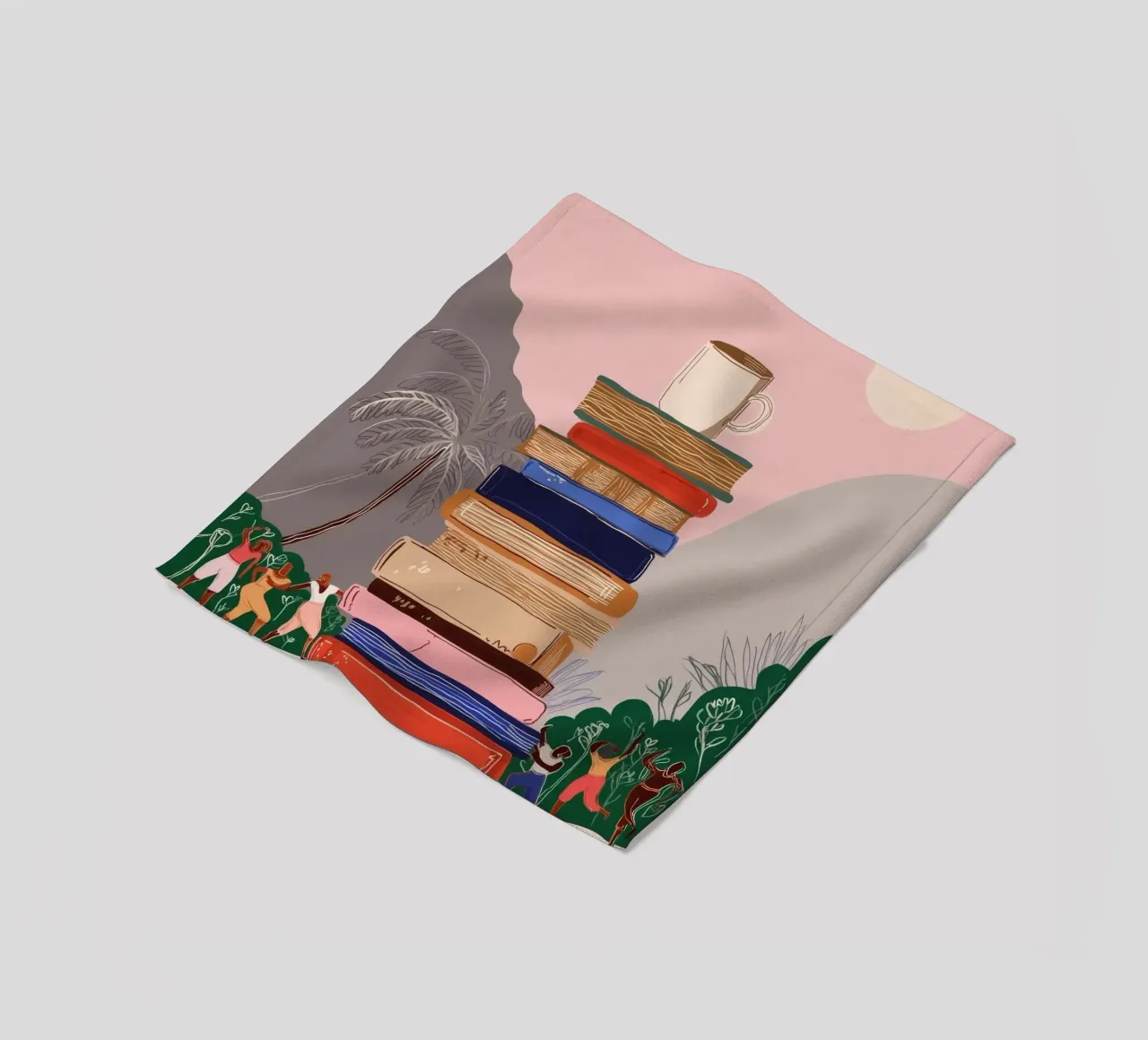 The Book Tower coperta in pile da Clara August