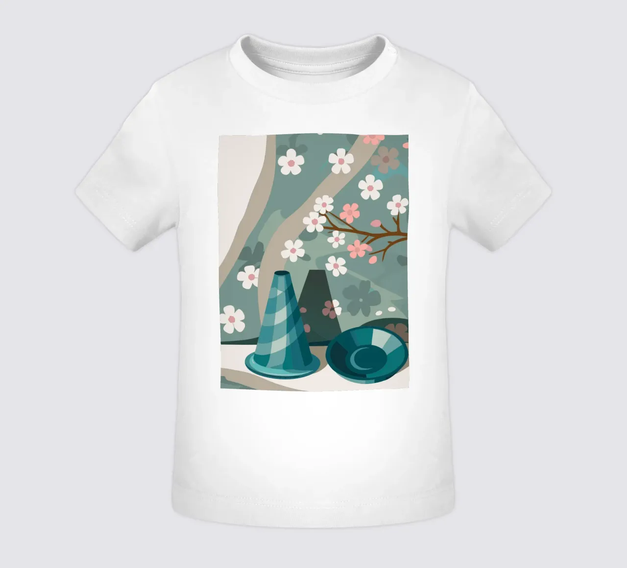 Ramoscello di fiori maglietta neonato da HAPPY SHOP