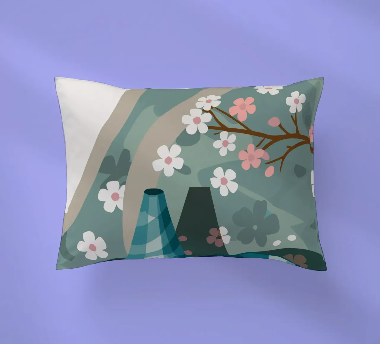 Ramoscello di fiori cuscino da HAPPY SHOP