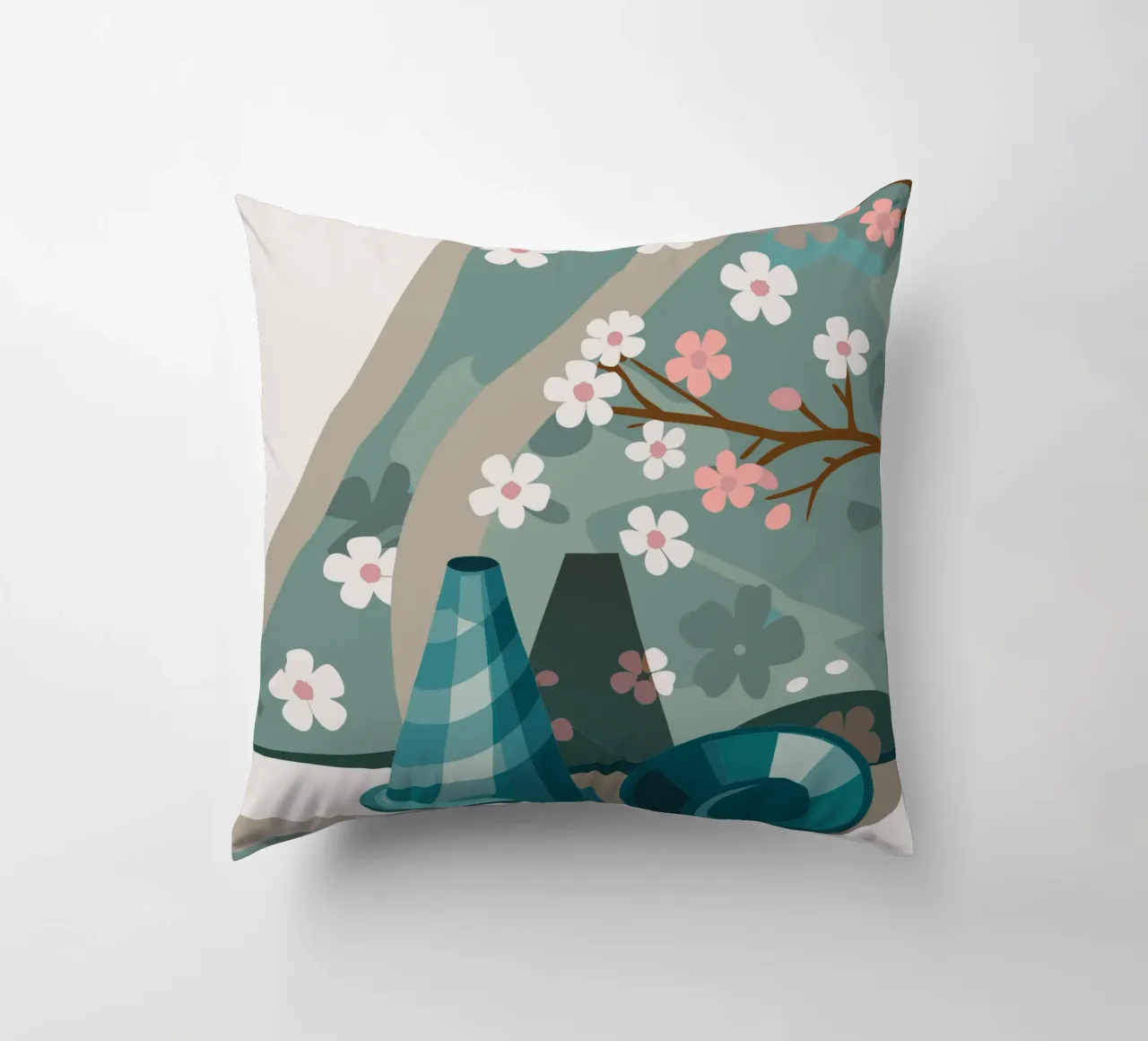 Ramoscello di fiori cuscino da HAPPY SHOP