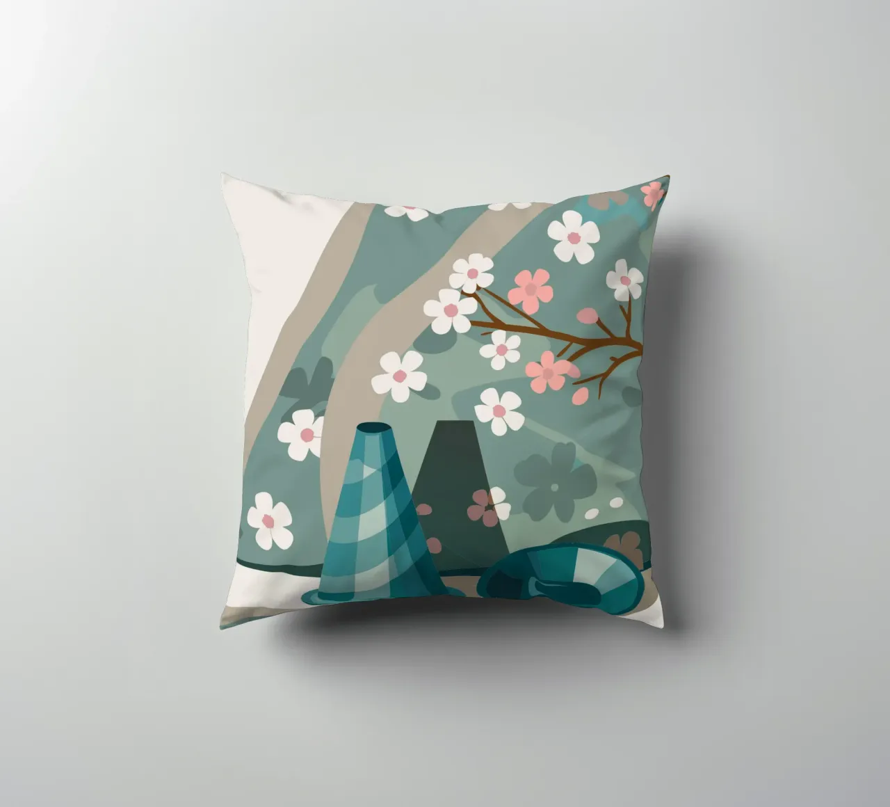 Ramoscello di fiori cuscino da HAPPY SHOP