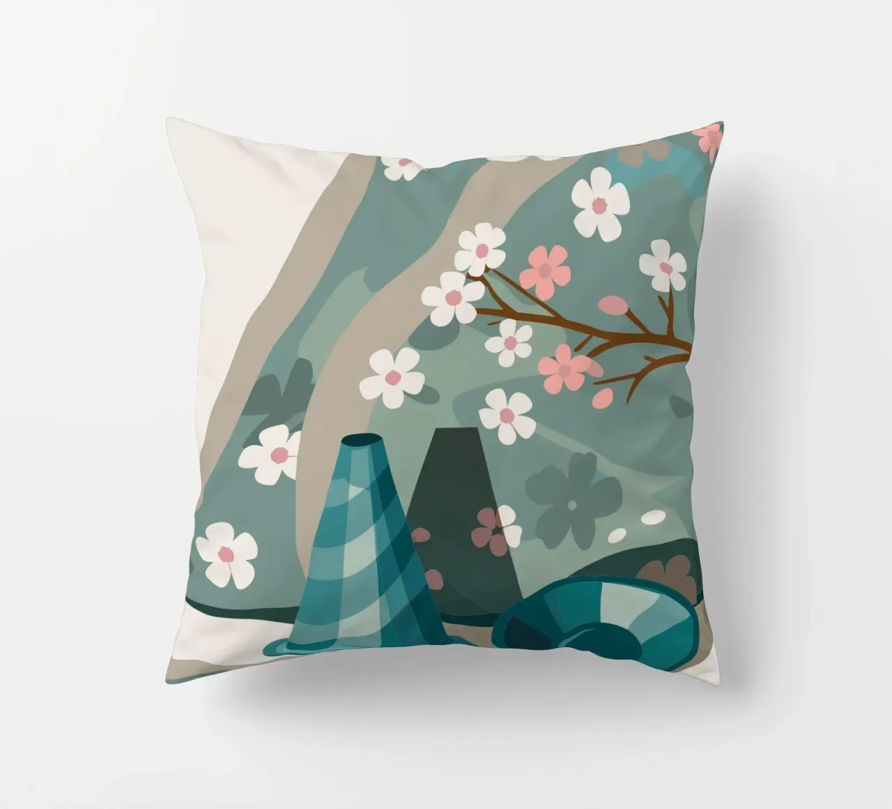 Ramoscello di fiori cuscino da HAPPY SHOP