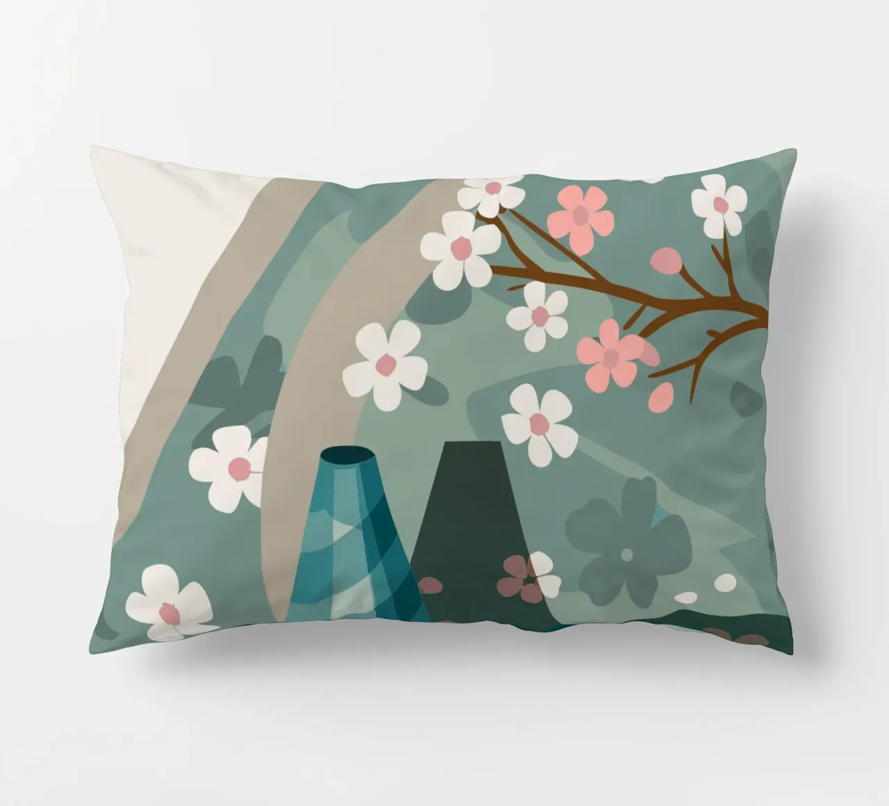 Ramoscello di fiori cuscino da HAPPY SHOP