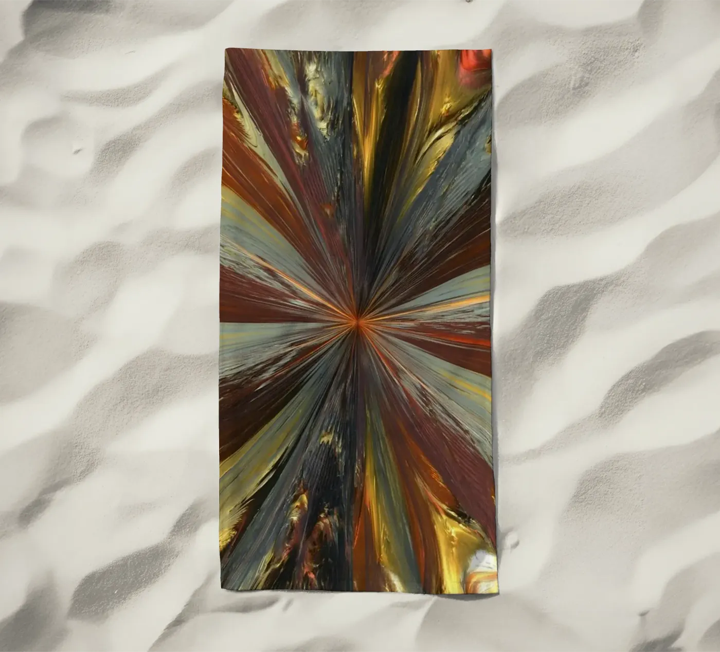 Shine beach towel by Kydonion.Art