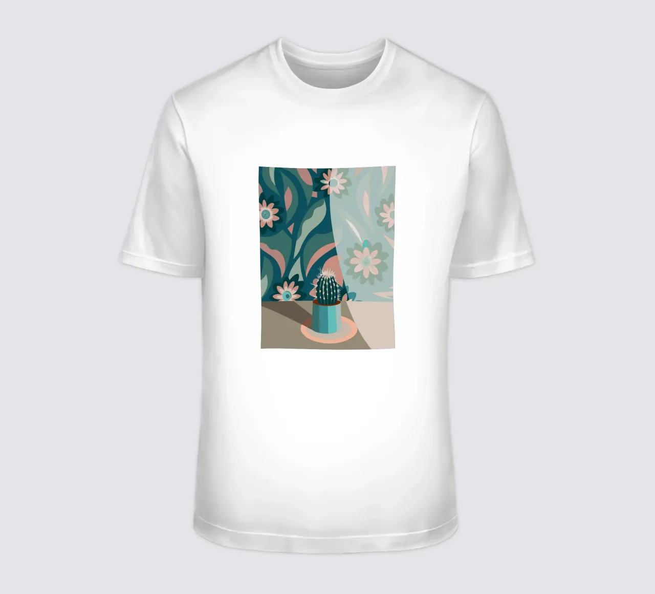 Vaso di cactus t-shirt da HAPPY SHOP