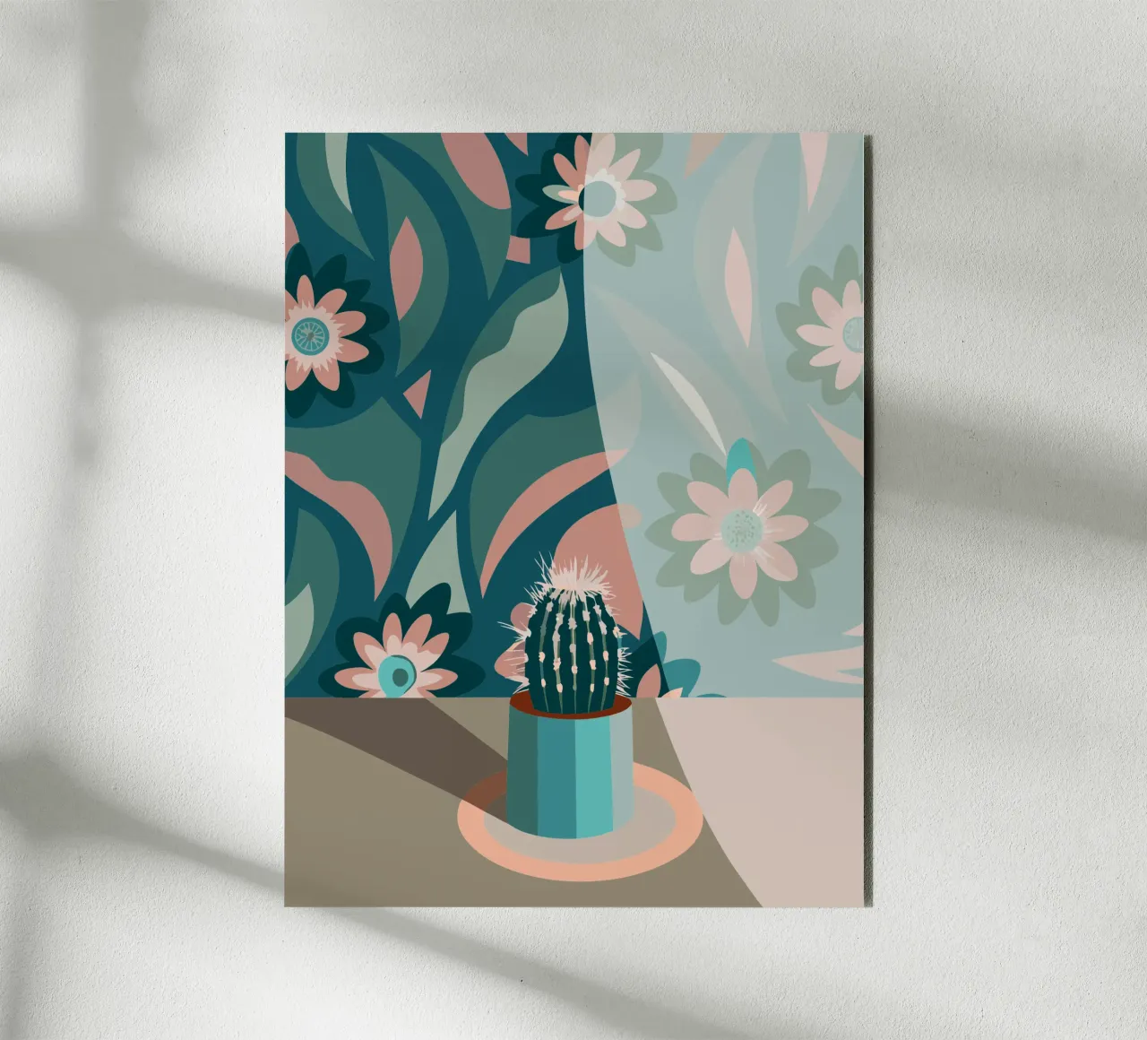 Vaso di cactus alluminio dibond da HAPPY SHOP