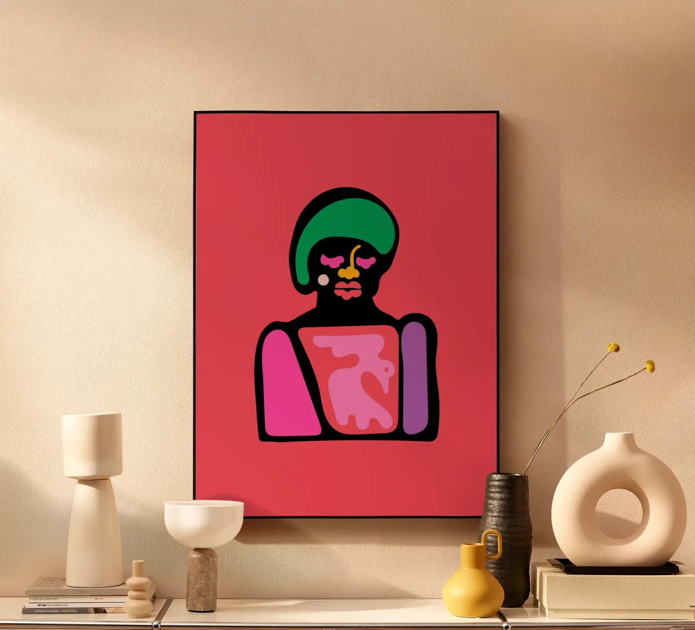 Green hair plexiglass da Portraits