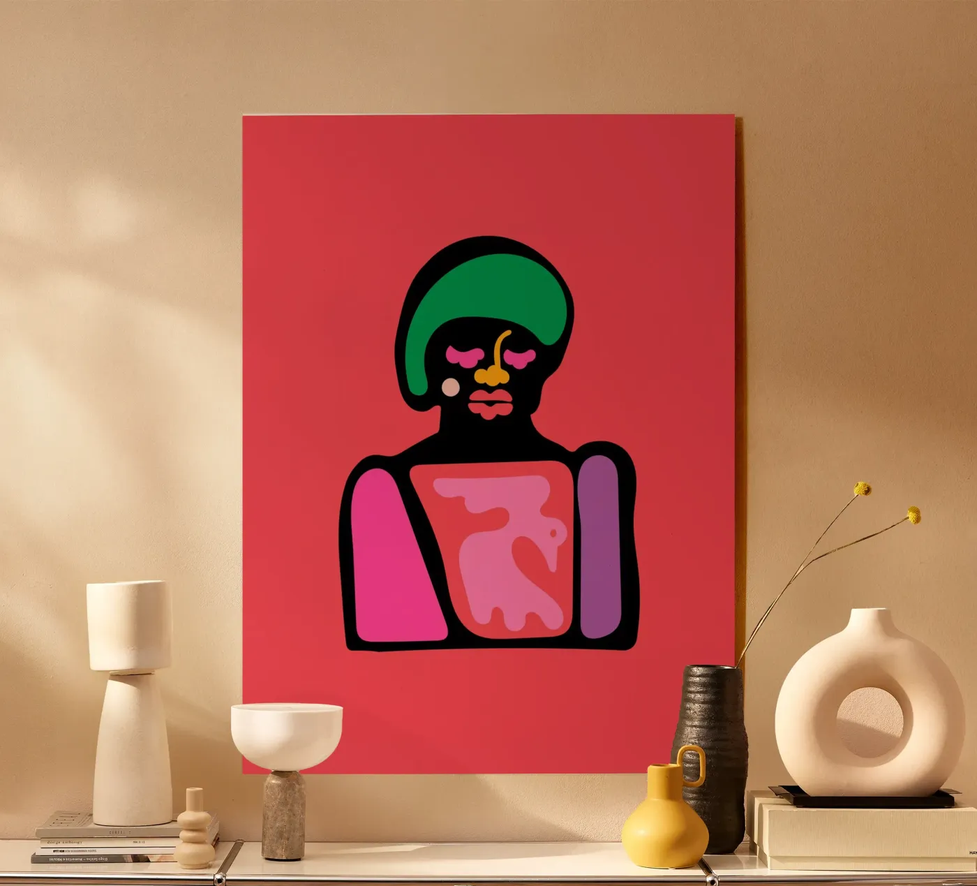 Green hair plexiglass da Portraits