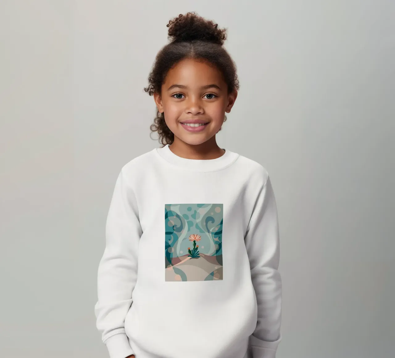Piante di cactus da fiore felpa bambino da HAPPY SHOP