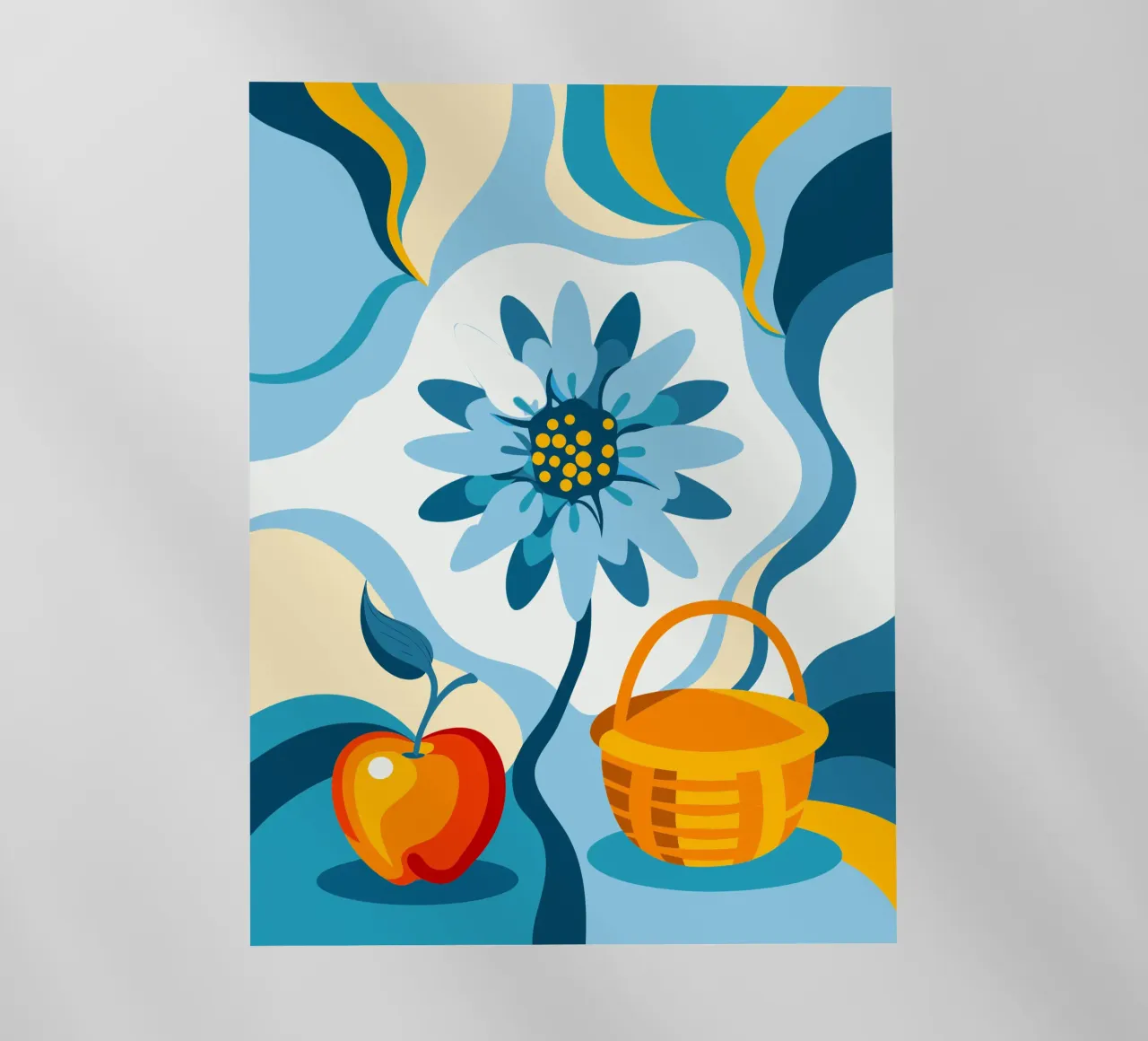 Fiori e mele pellicola backlit da HAPPY SHOP