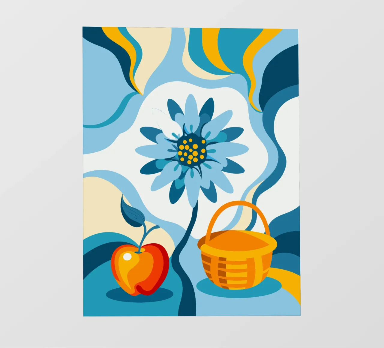 Fiori e mele pellicola backlit da HAPPY SHOP