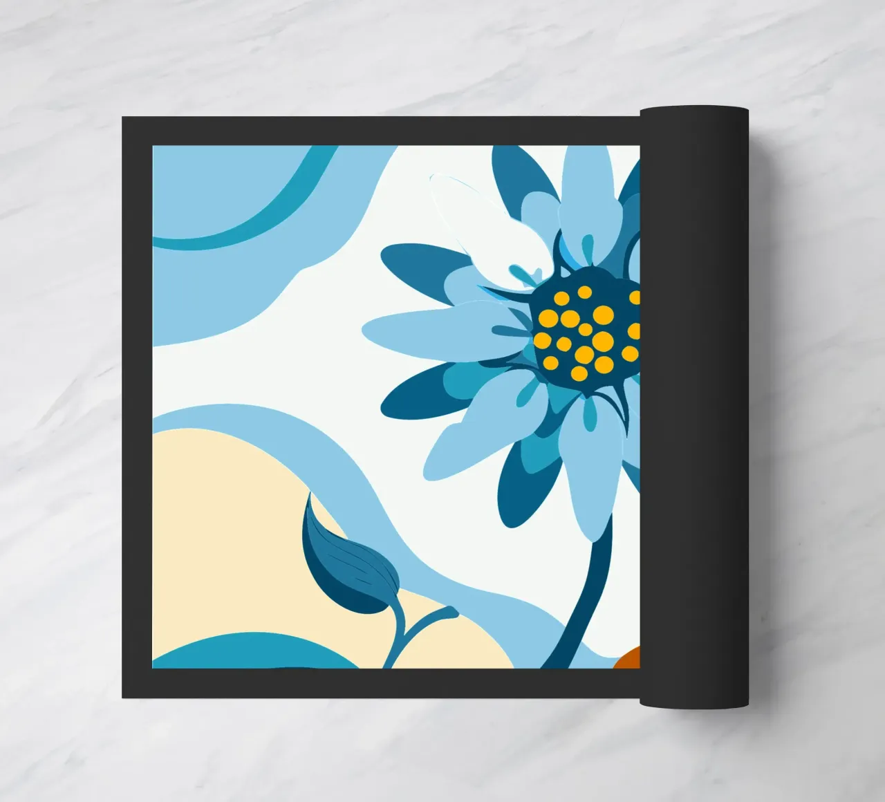 Fiori e mele zerbino da HAPPY SHOP