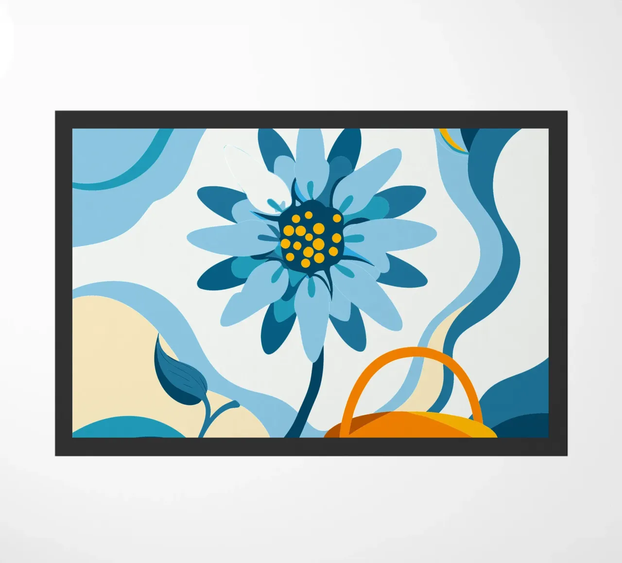 Fiori e mele zerbino da HAPPY SHOP