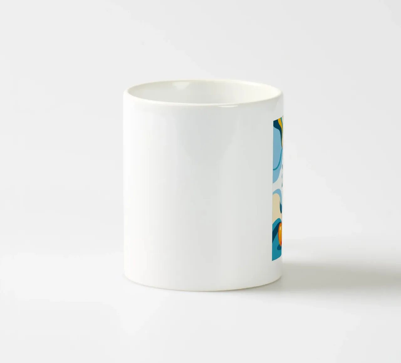 Fiori e mele tazza in ceramica da HAPPY SHOP