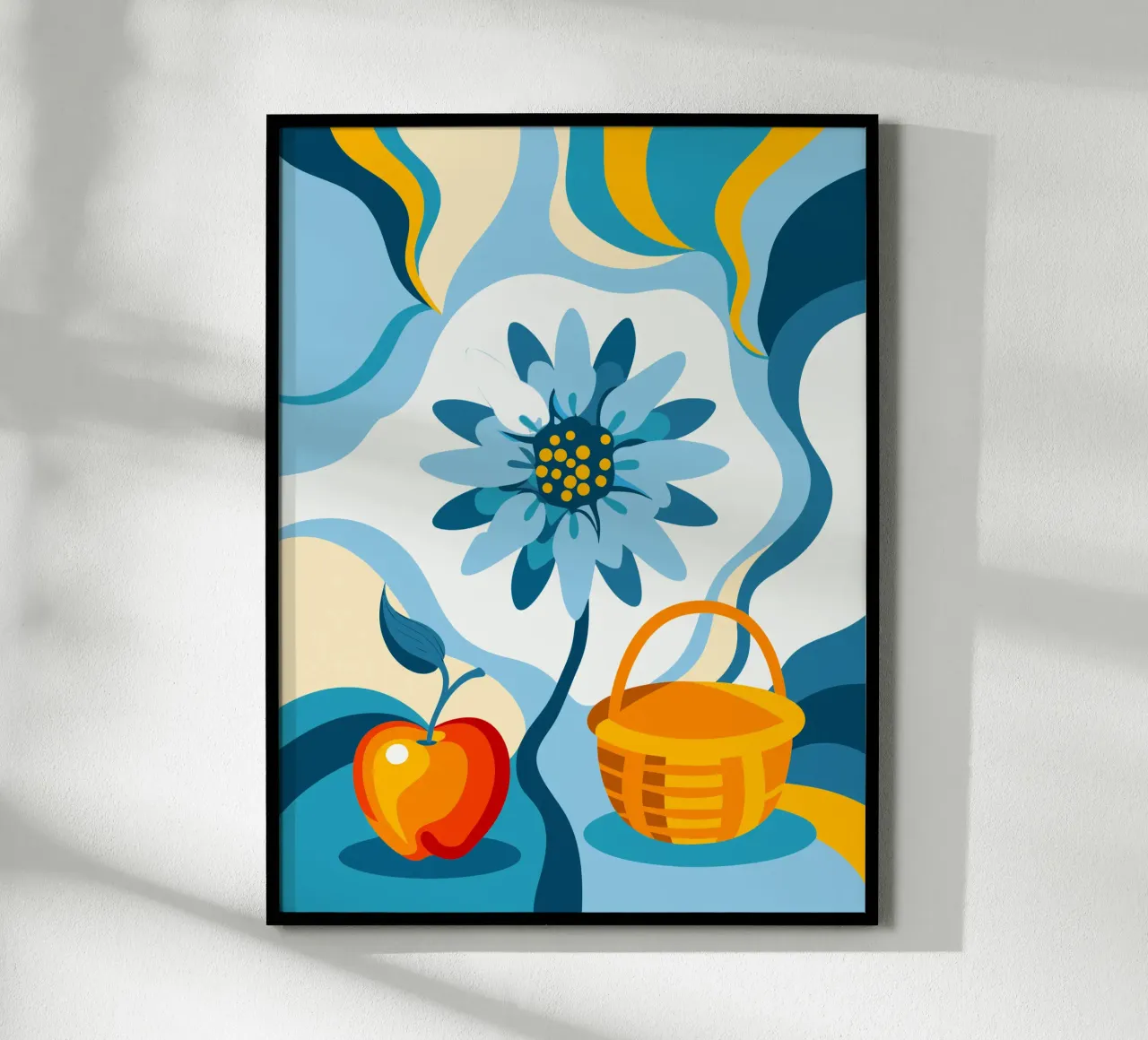 Fiori e mele poster da HAPPY SHOP