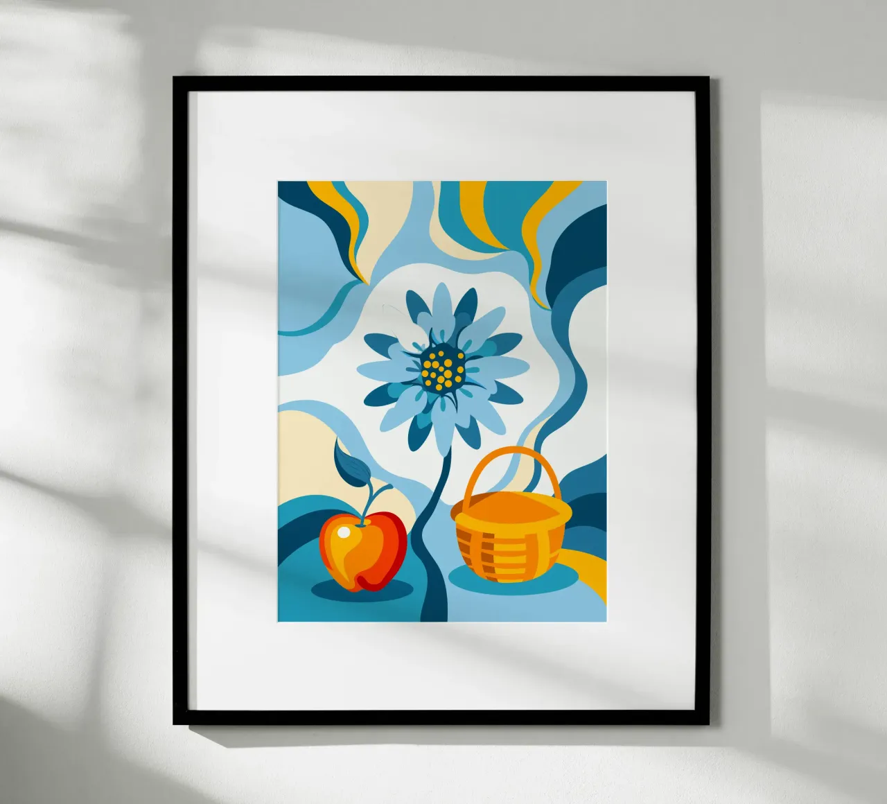 Fiori e mele poster da HAPPY SHOP