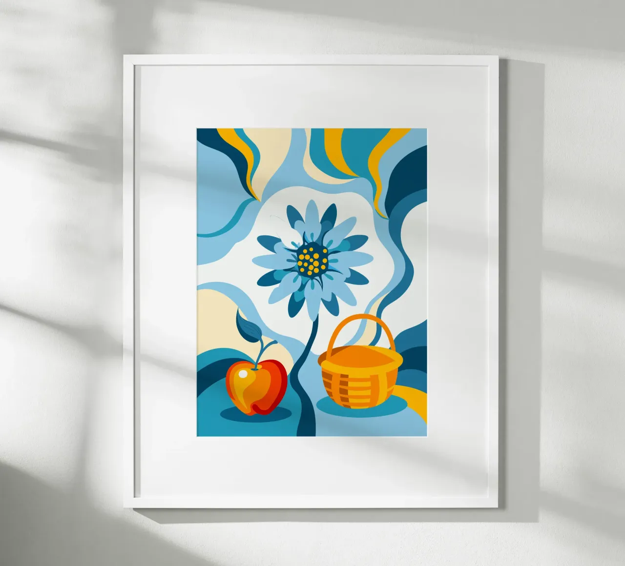 Fiori e mele poster da HAPPY SHOP