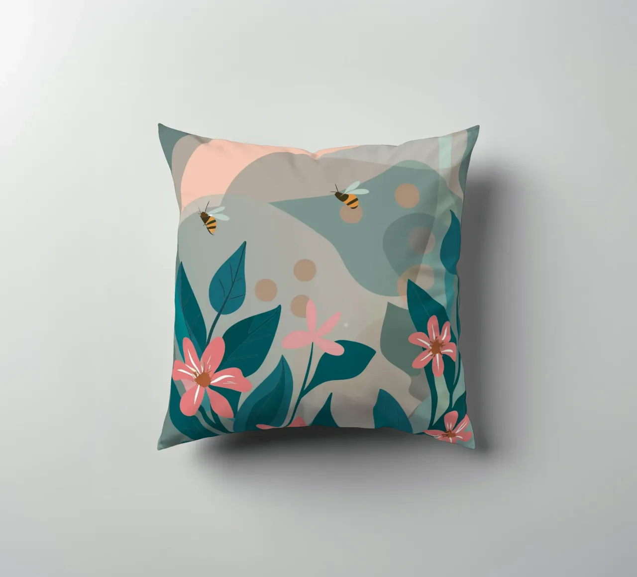 Fiori e api cuscino da HAPPY SHOP