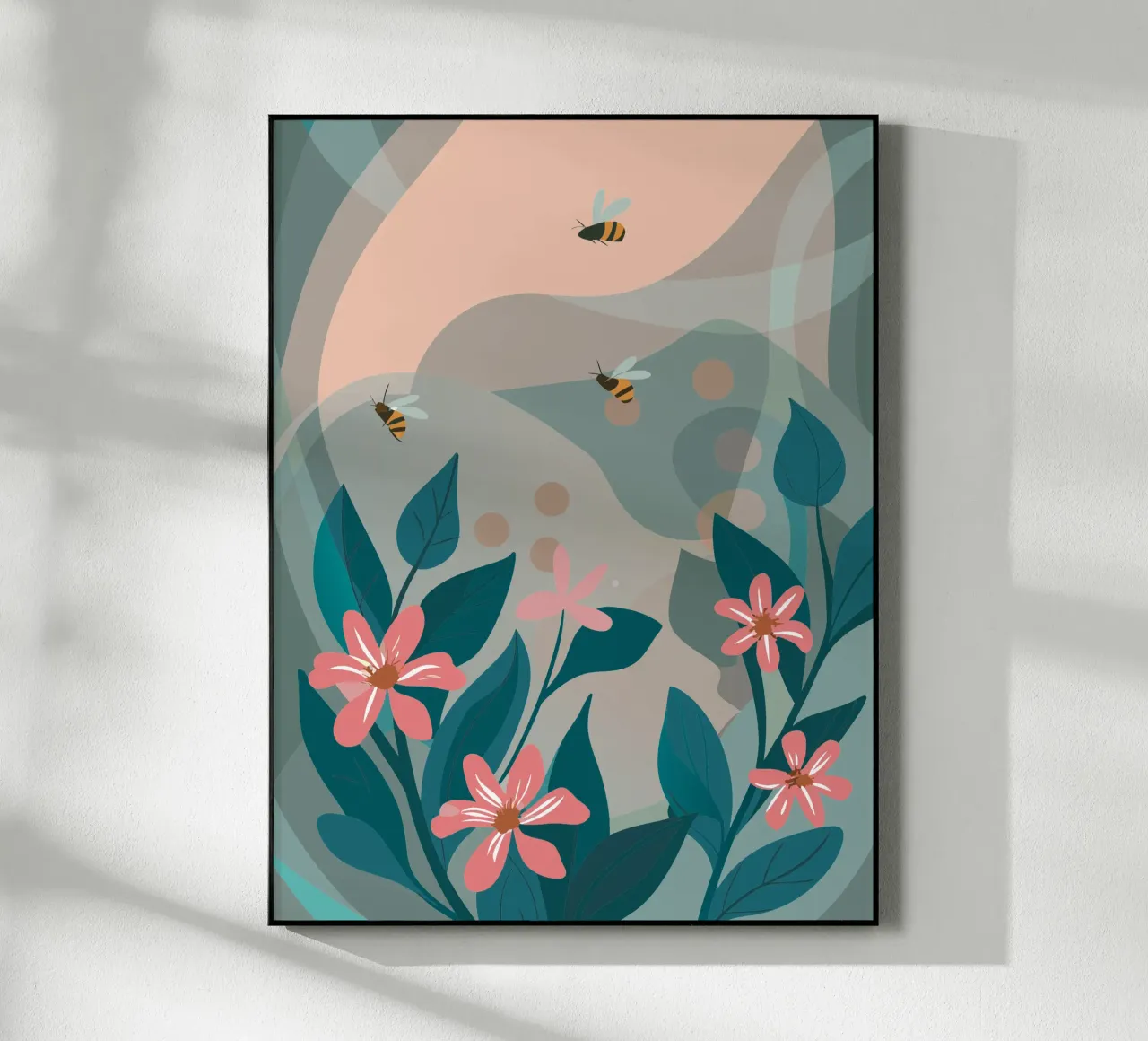 Fiori e api plexiglass da HAPPY SHOP