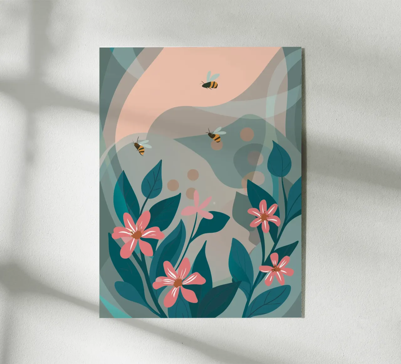 Fiori e api plexiglass da HAPPY SHOP