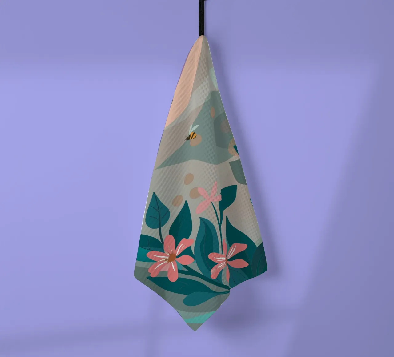 Fiori e api canovaccio da cucina da HAPPY SHOP