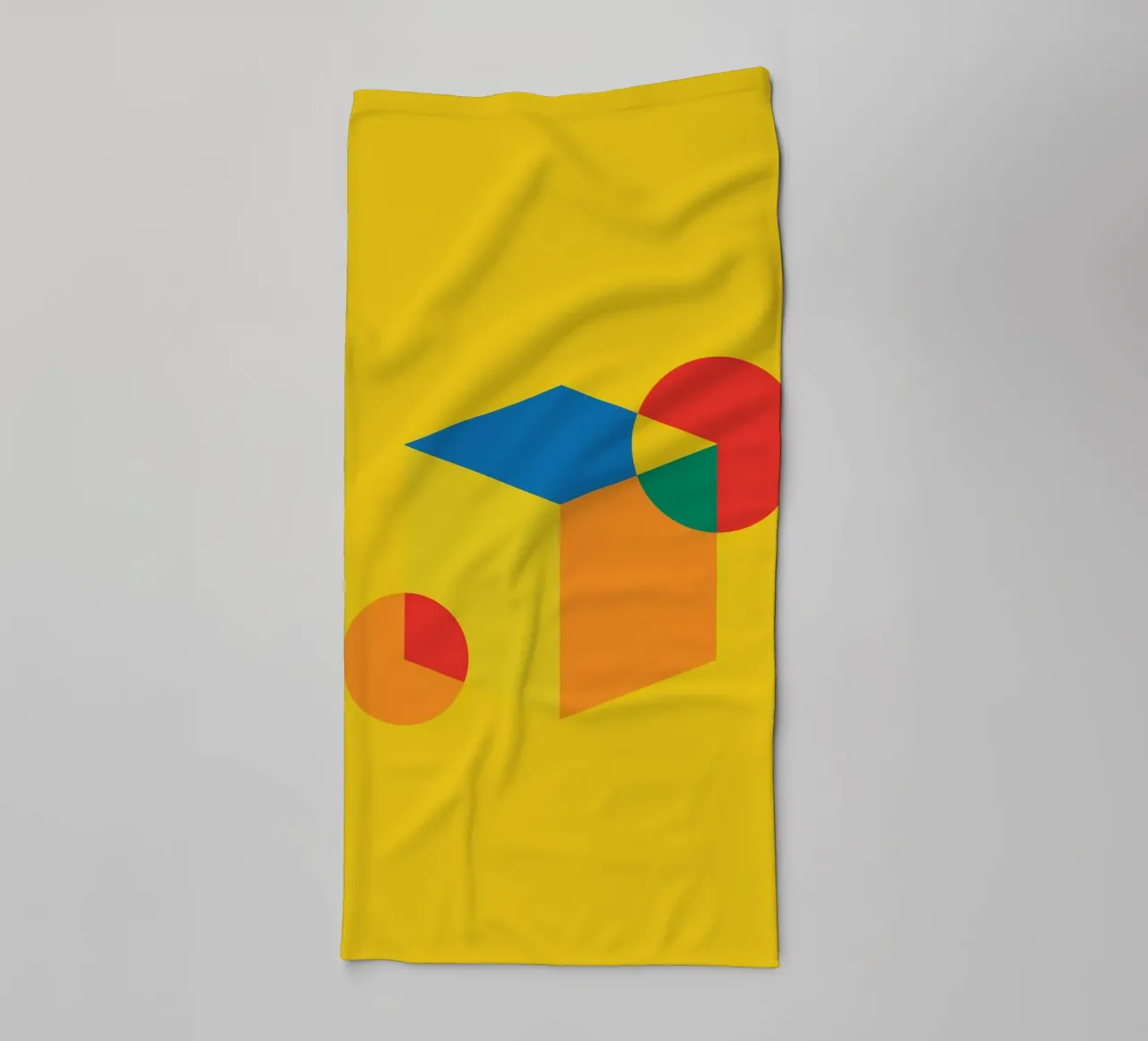 Bauhaus box block towel by Family Bauhaus Art