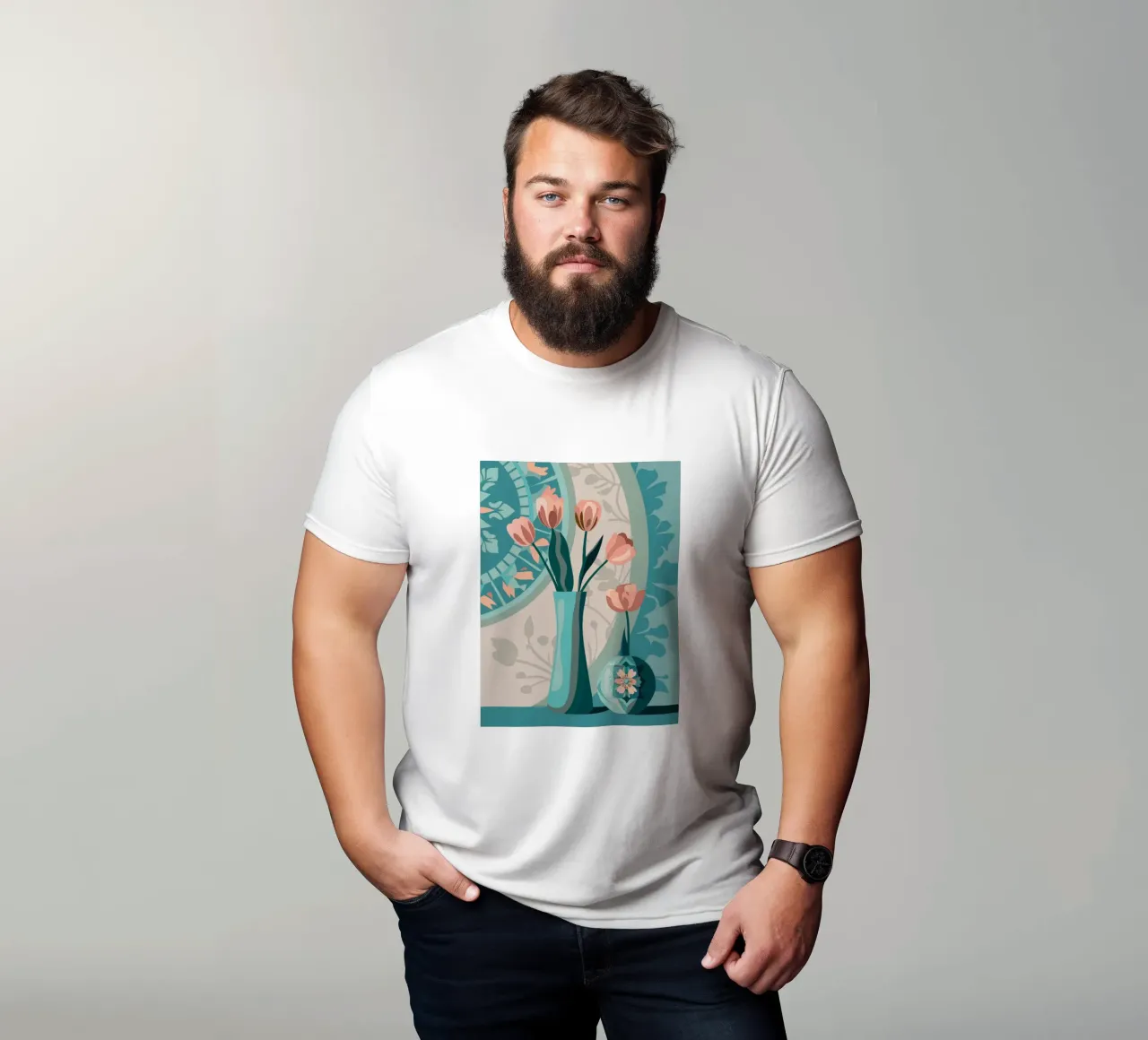 Vaso di fiori t-shirt da HAPPY SHOP