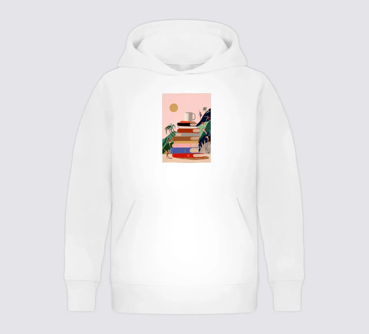 Wanderlust and Adventures felpa bambino con cappuccio da Clara August