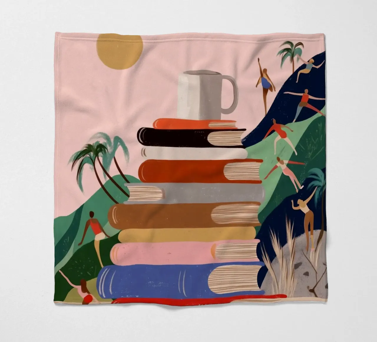 Wanderlust and Adventures coperta in pile da Clara August