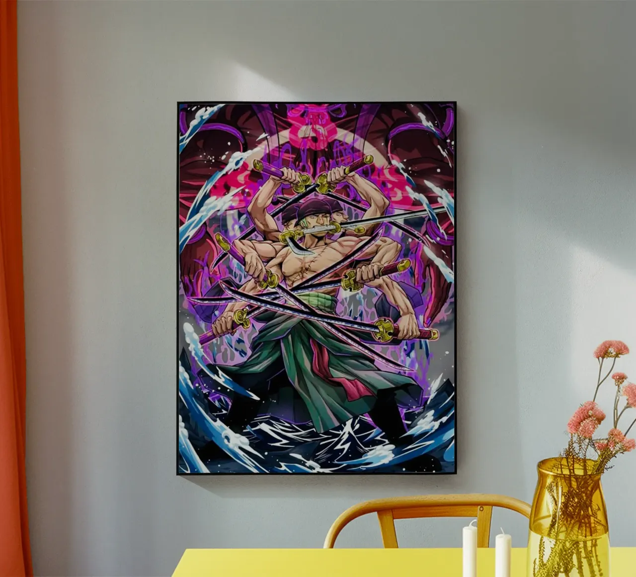 Roronoa Zoro One Piece plexiglass da Musadad Shop