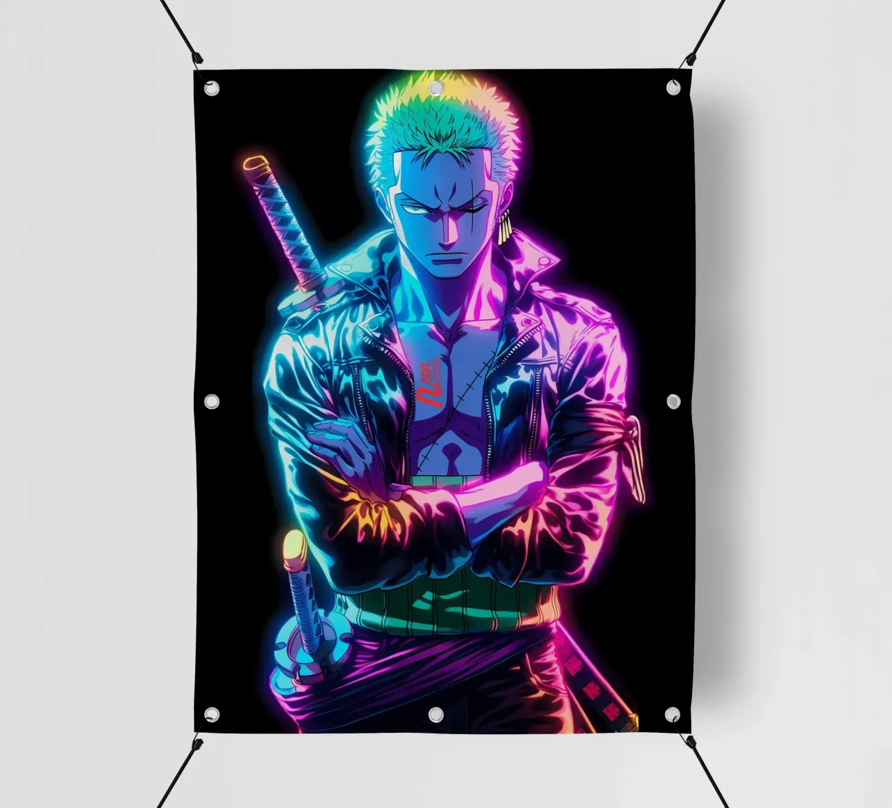 Zoro One Piece telo in pvc da Musadad Shop