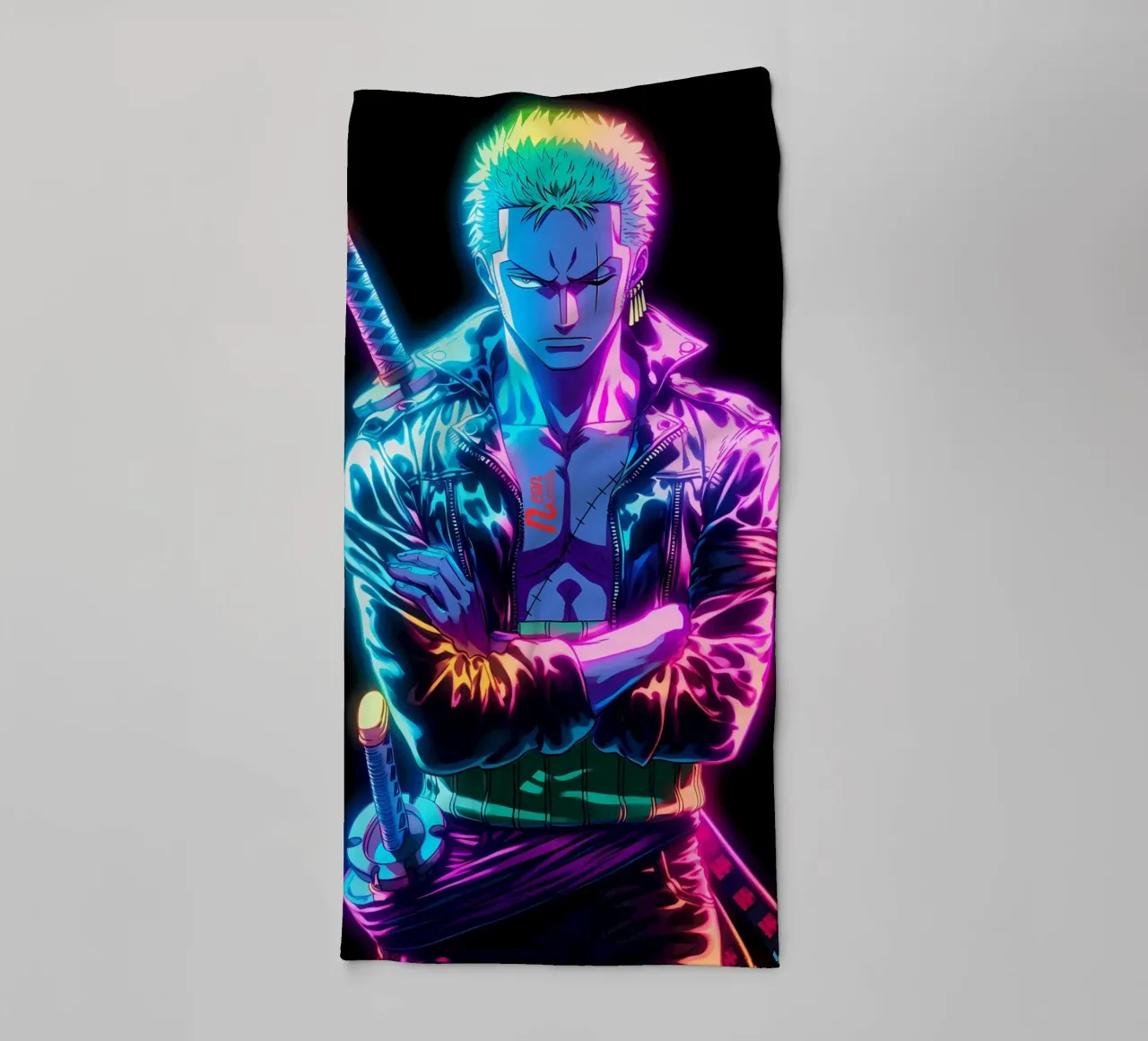 Zoro One Piece asciugamano da bagno da Musadad Shop