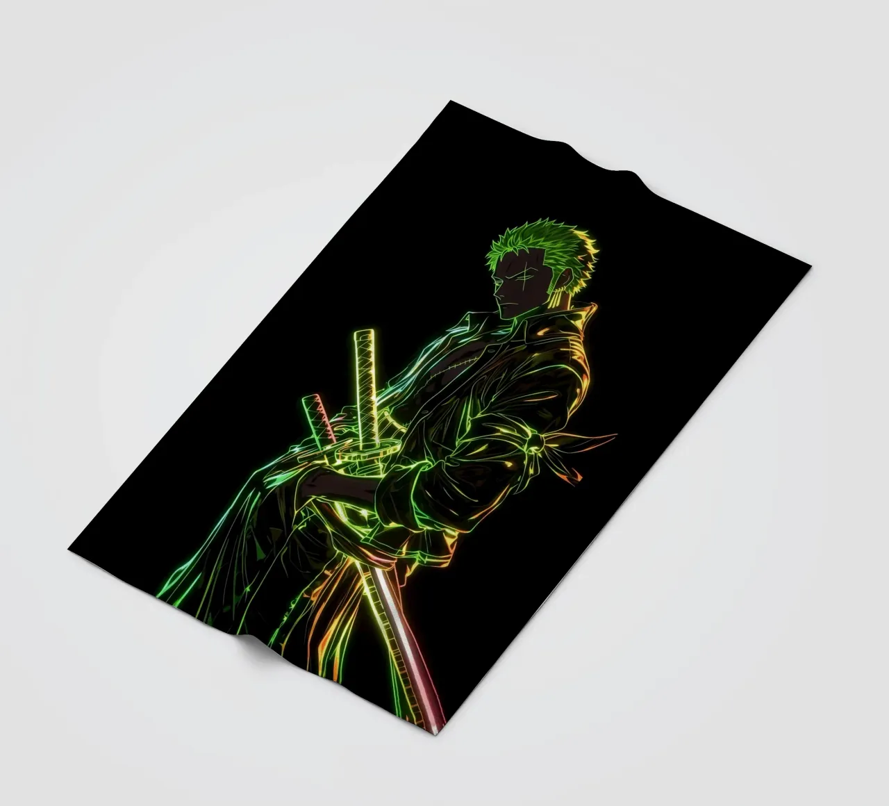 Roronoa Zoro coperta in pile da Musadad Shop